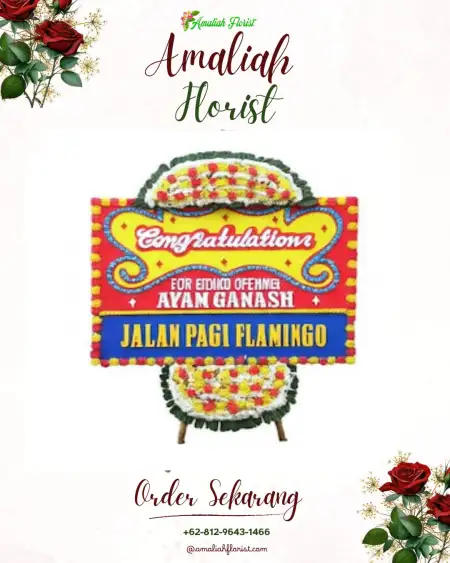Sewa Papan Bunga Kelorarum
